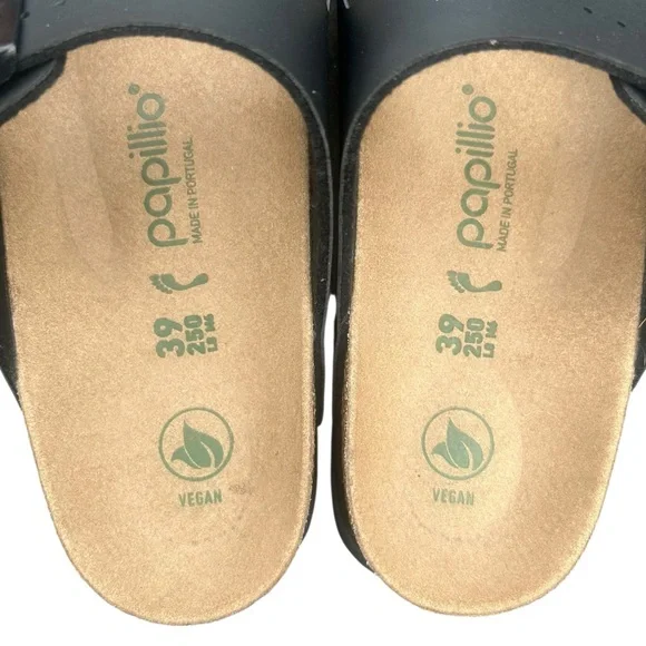 Birkenstock Papillio Arizona Flex Platform Sandals 39 NWOB Birko-Flor Black - Picture 11 of 15